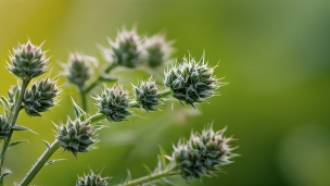 緑の草の芽 / クローズアップのパソコン用の壁紙