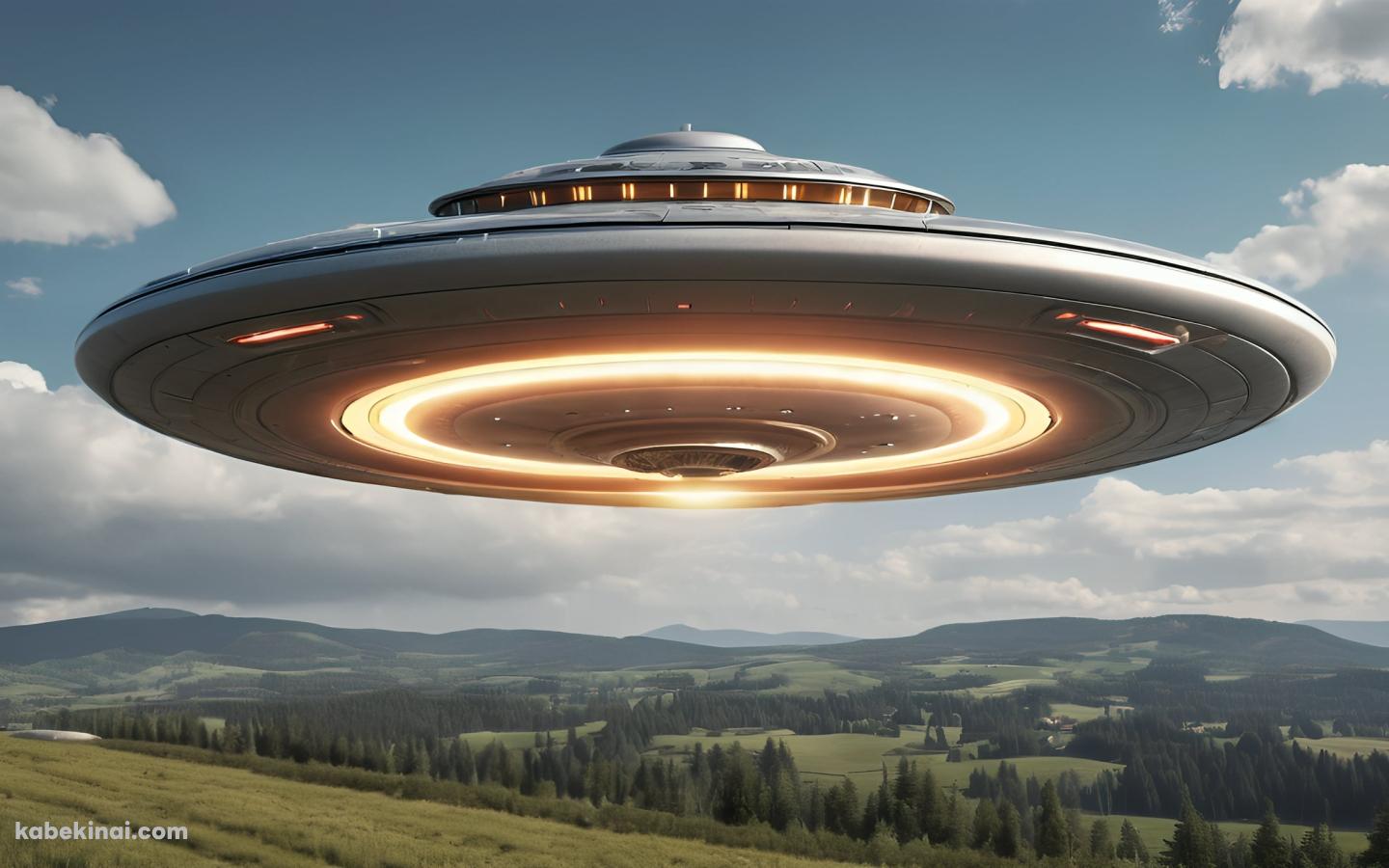 大自然とUFOの壁紙(1440px x 900px) 高画質 パソコン用